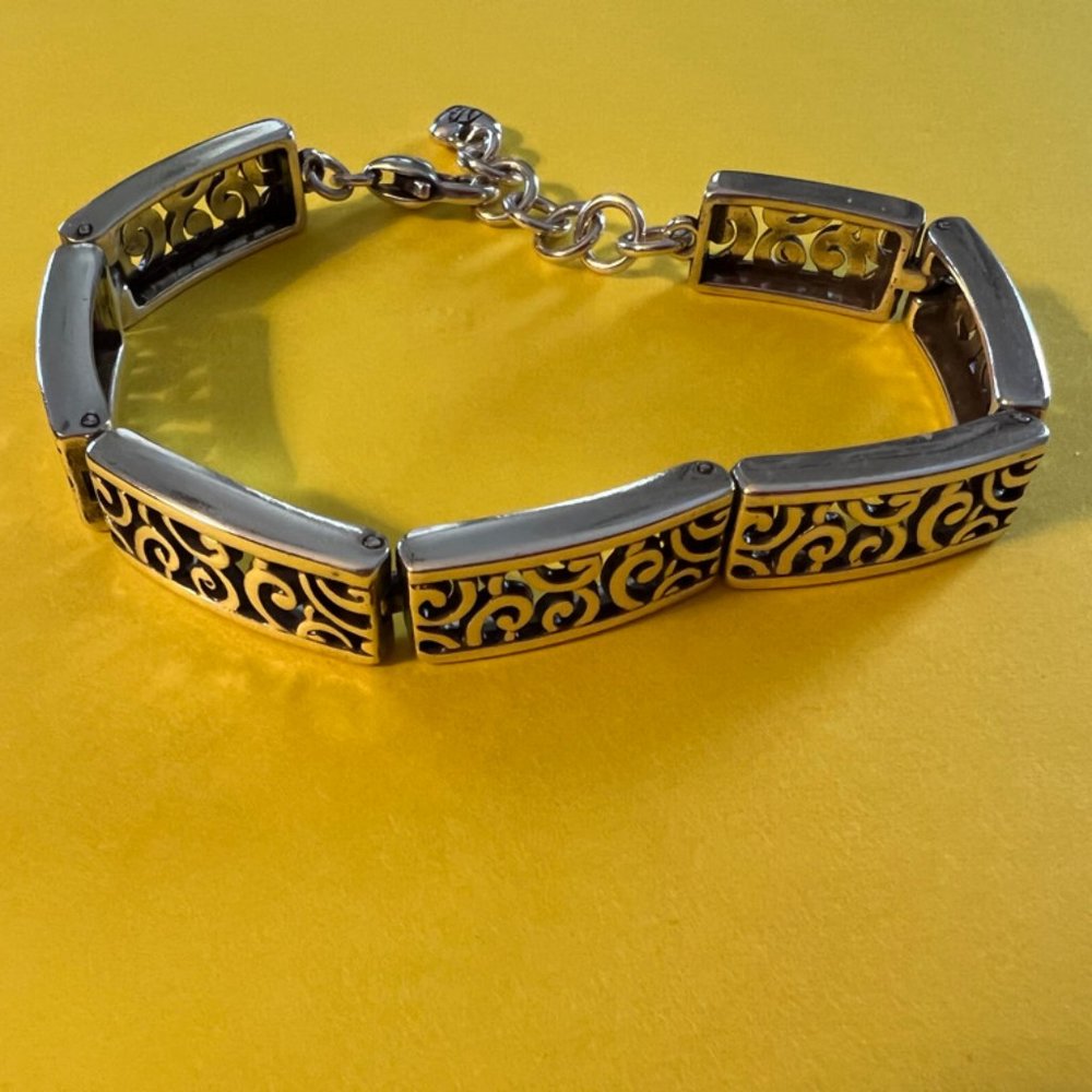 Brighton -- Art Nouveau Silver Link Bracelet